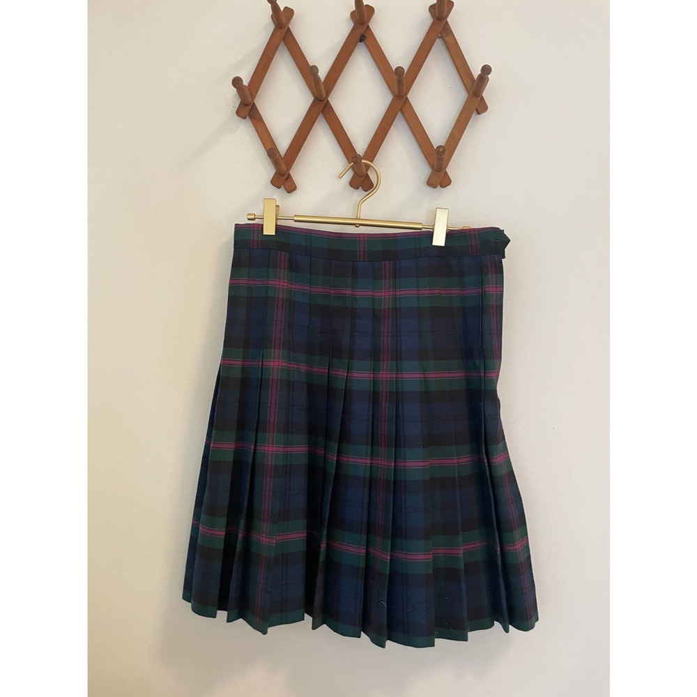 Flynn & O’hara Plaid School Uniform Pleated Skirt Gem